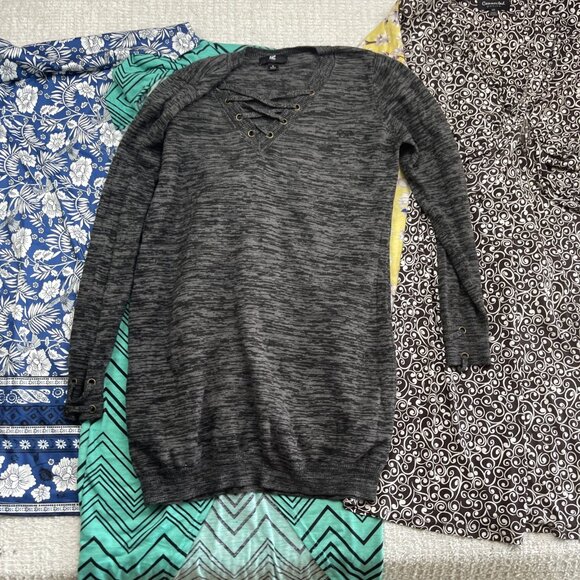 Lot x10+ Women's Boho Floral Summer Tops & Dresses Size M Medium Casual Color - Picture 10 of 12